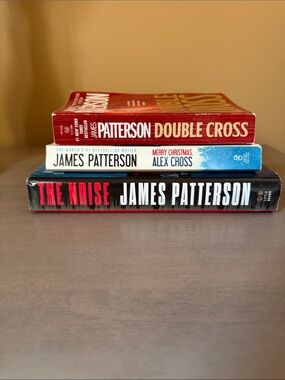 James Patterson 3 Books The Noise / Double Cross / Merry Christmas Alex Cross